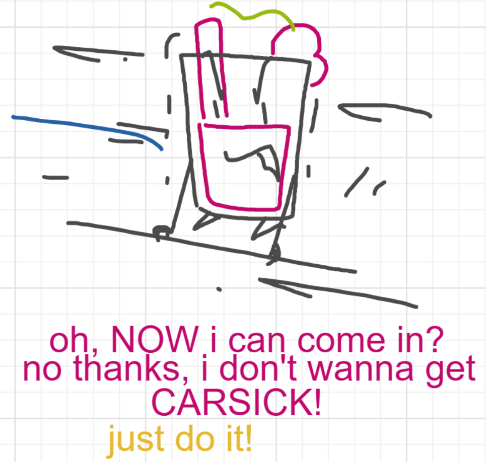 A panel from I've Been Everywhere, Man, episode nine of the Board Boards object show by Furretwalk/WalkingFurret.